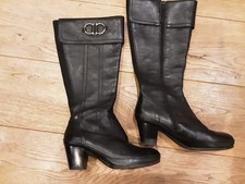 Clarks "K Shoes" Black Boots