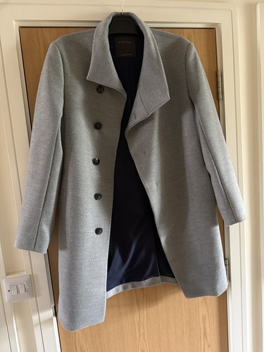 Zara men overcoat with lapel - overcoat,