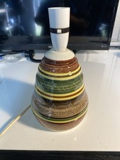 Vintage Dragon Pottery Lamp ￼