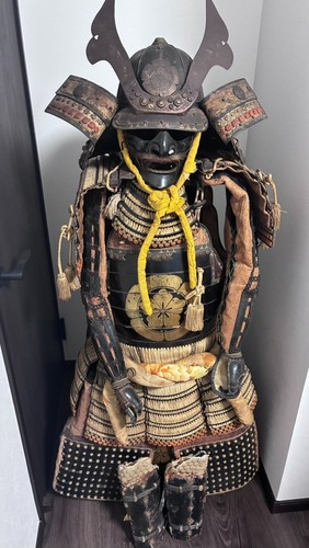 Samurai armor yoroi kabuto - armor,
