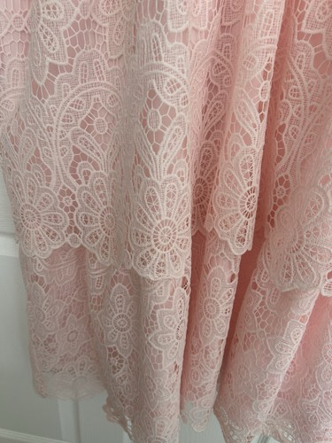 Pink lace dress size - size, 16