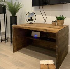Handmade Rustic Reclaimed Pine Scaffold Board TV Stand / Cabinet