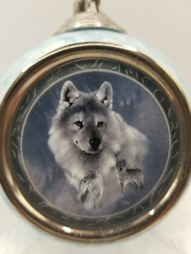 Christmas silver scout wolf - christmas,