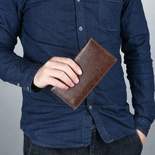 Men's Long Wallet Cards Holder