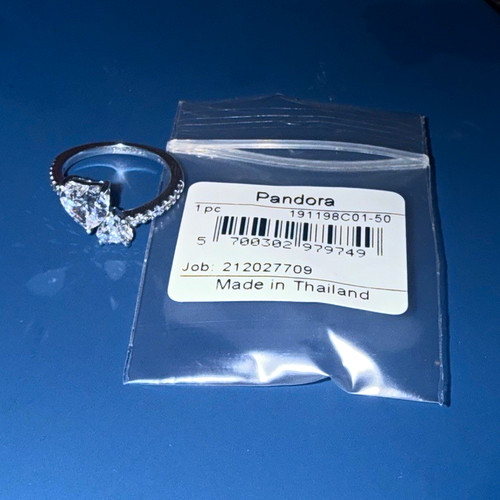 Pandora double heart ring - heart,