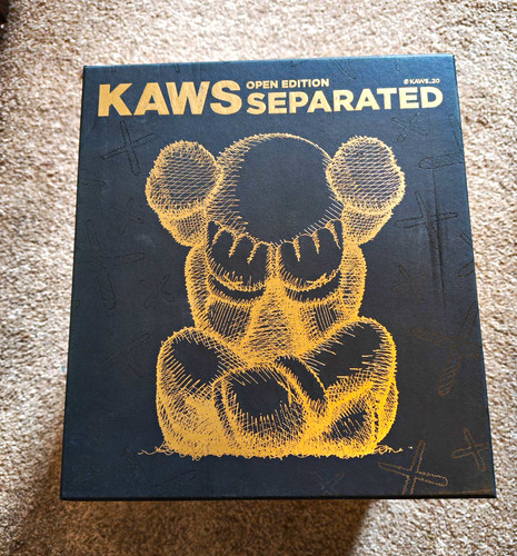 Kaws separated companion black - companion,