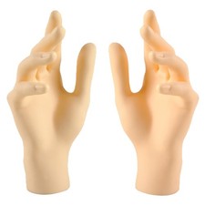 A pair of female hands