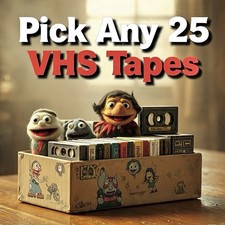 25 VHS Tape Bundle – You