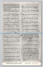 R797721 Hereford Breviary Postcard