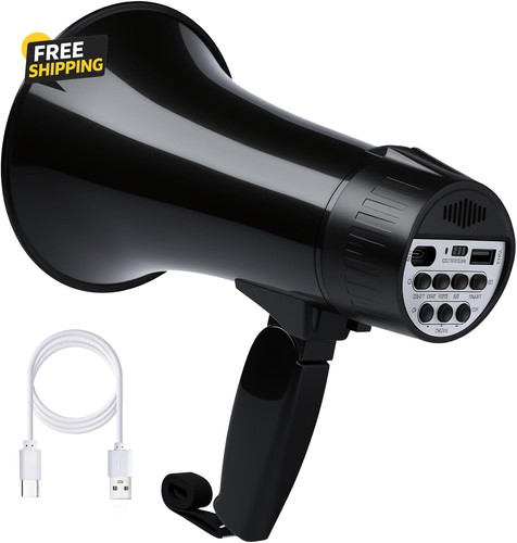 20w rechargeable megaphone - 20w,