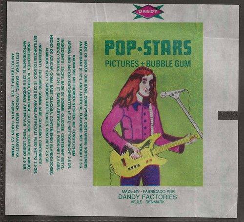 Dandy gum wrapper - gum, wrapper-pop