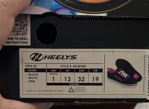 Heelys pro youth size 1 - pro,