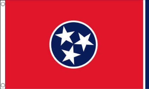 Tennessee flag 3 united - tennessee, 3'