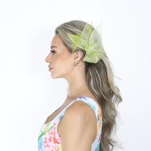 Small feather flower - feather, hair