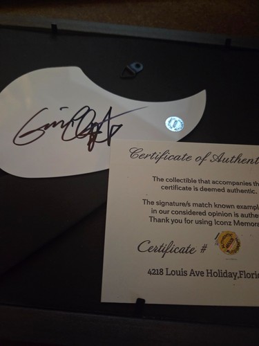 Eric clapton signed acoustic - eric,
