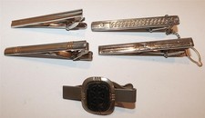 Vintage Tie Clips x 5     1155
