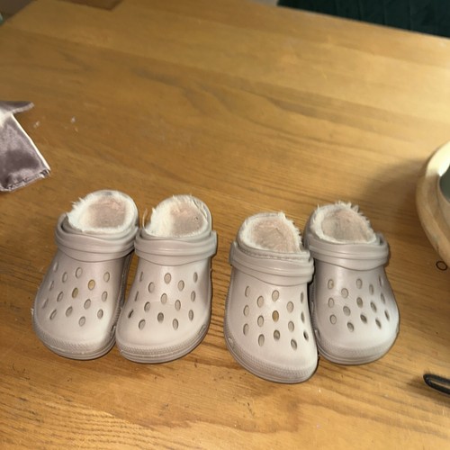 Fur lined crocs 10 - crocs, 9