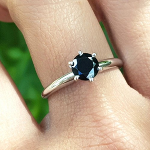 Round cut black - cut, diamond