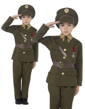 Army Officer Costume Boys