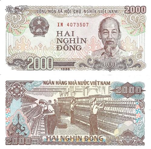 Vietnam 2000 dong 1988