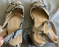 PAPAYA Wide Fit Snake Print