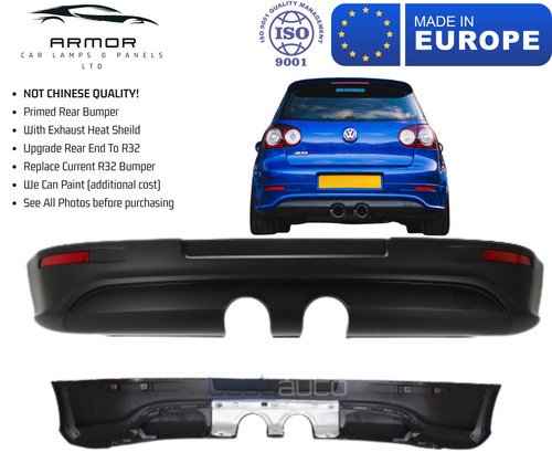 Primer finish rear bumper r32 - finish,