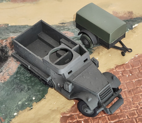 Wwii allied halftrack - allied,