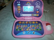 Vtech toddler tech laptop with mouse fully working Pink