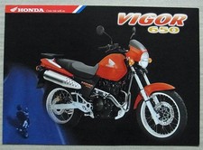 HONDA VIGOR 650 MOTORCYCLE Sales Brochure c1990 #857969