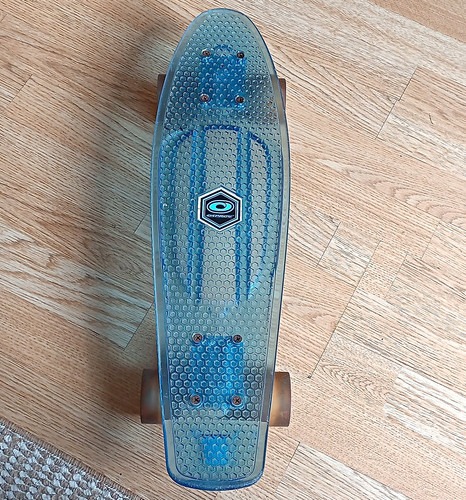 Osprey blue clear penny - penny, style