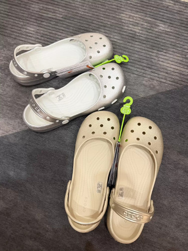 Crocs ballet metallic glitter - ballet,