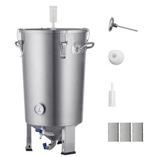 8 Gal Stainless Steel Home Brew Kettle Set Beer Brew Bucket Fermentor