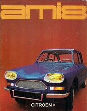 Citroen Ami 8 1969-70 UK Market Foldout Brochure Saloon Estate Confort Club