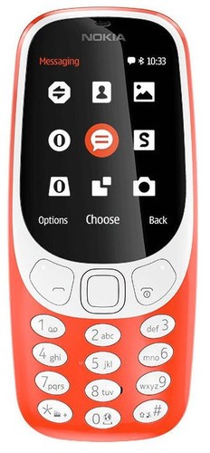 Nokia 3310red dual - 3310red, sim,3g