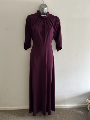 Long vintage purple - long, dress