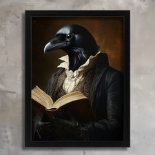 Vintage Raven In A Suit