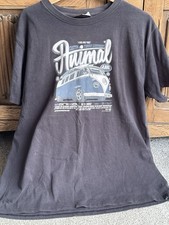 Men's Animal T-Shirt, Size XXL, Dark Grey, Campervan Design, Preowned But Good
