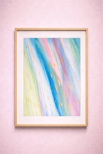 Pastel Abstract Painting 11x14