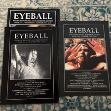 Eyeball - Issue 1, 2 & 3.3 Fanzine Euro-cult/Horror Magazine Stephen Thrower