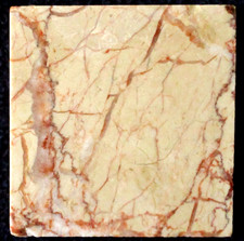 Marble Slab -  Red - Cream -