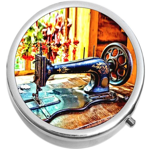 Vintage sewing machine - vintage, birds