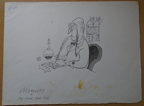Michael ffolkes pen - ffolkes,, ink