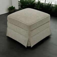 Storage Ottoman By Vale Bridgecraft Light Green Fabric VGC FREE UK Delivery*