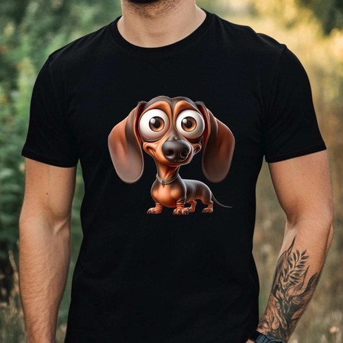 Mens funny dog - mens, print