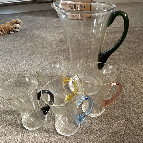 Clear glass pitcher jug - clear, pitcher/jug