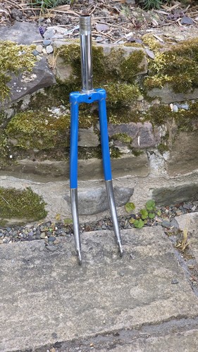 Steel fork 165mm steerer - fork,,