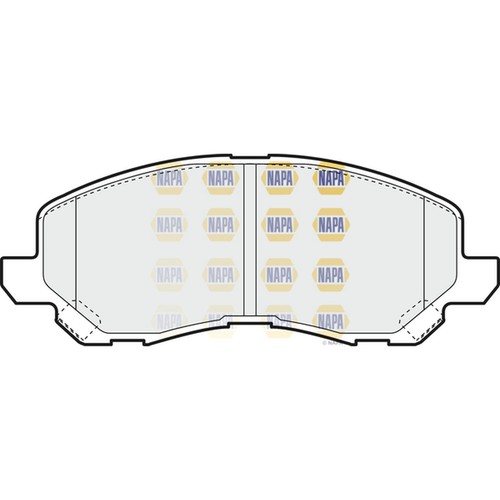 Brake pads set for mitsubishi - pads,