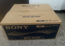 SONY RCD-W100 CD Player & CD Recorder twin deck  - NEW