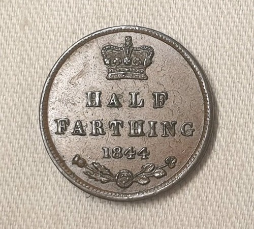 Half farthing 1844 queen - ,