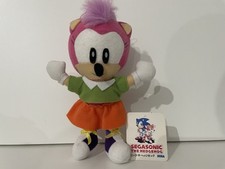 VINTAGE SONIC THE HEDGEHOG 7 INCH AMY ROSE PLUSH SOFT TOY SEGA 1994 JAPAN RARE